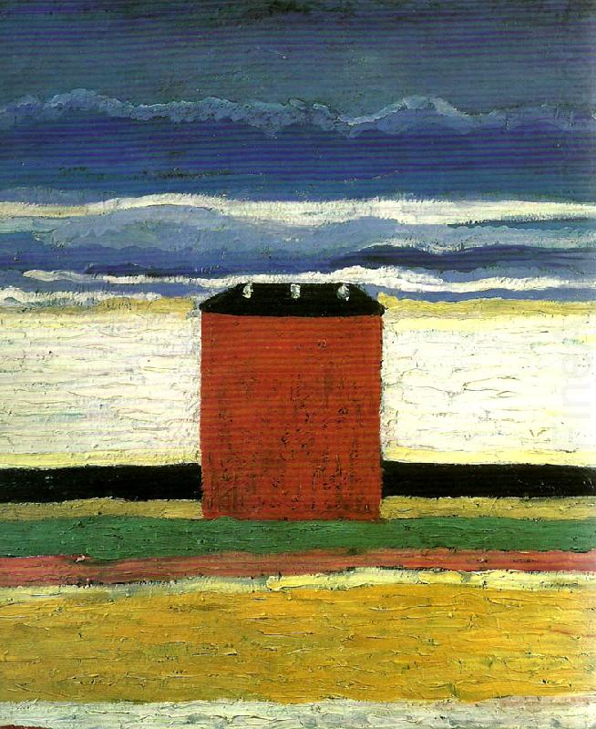 Kazimir Malevich red house china oil painting image